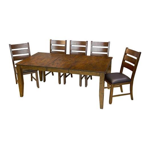 72x22 Rectangular Leg Table with Butterfly Leaf Z15562
