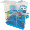 Pink 5-Levels Hamster Mouse Cage with Crossover Tube B319