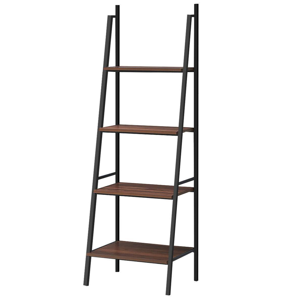 4 Tier Metal Bookcase Bookshelf B31773