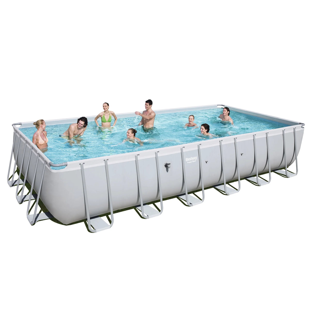 24' x 12' x 52" Frame Above Ground Swimming Pool Set A29228