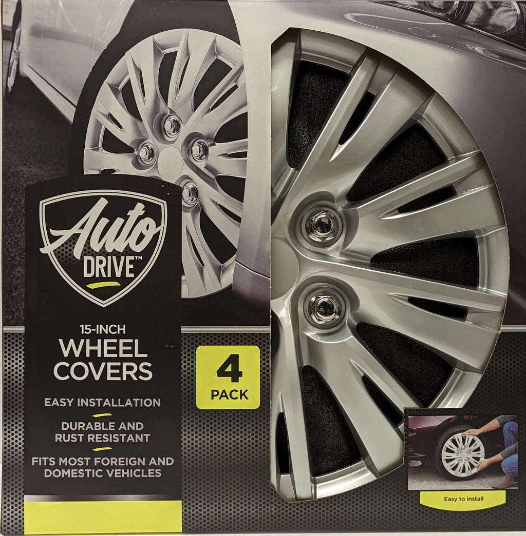 15-inch Wheel Cover Silver Alloy Finish N367