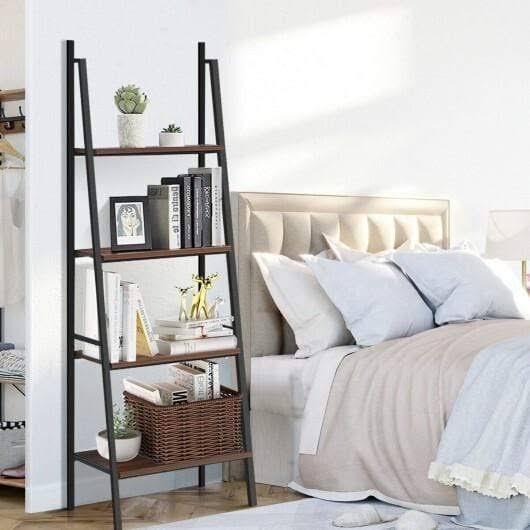 4 Tier Metal Bookcase Bookshelf B31773
