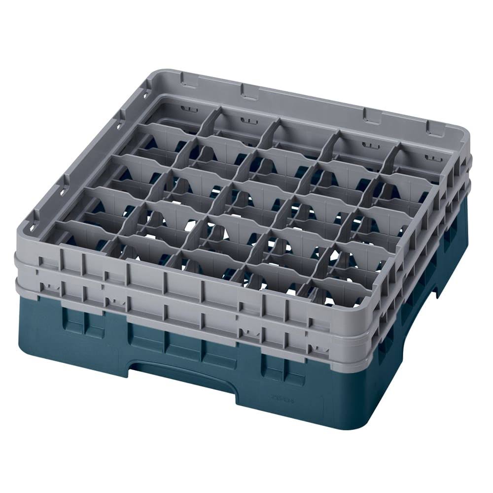 25 Compartment Full Size Glass Rack with 2 Extenders J443