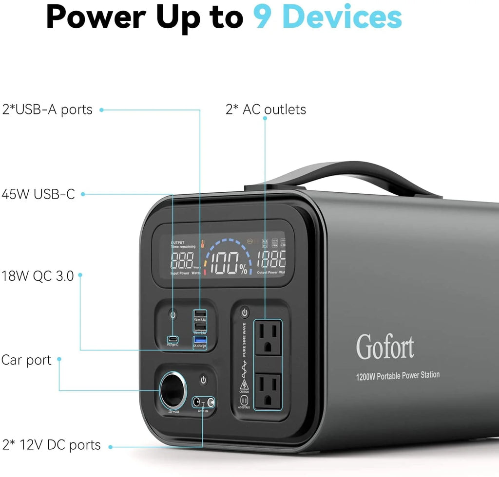 600 Watts Portable Power Station U2202