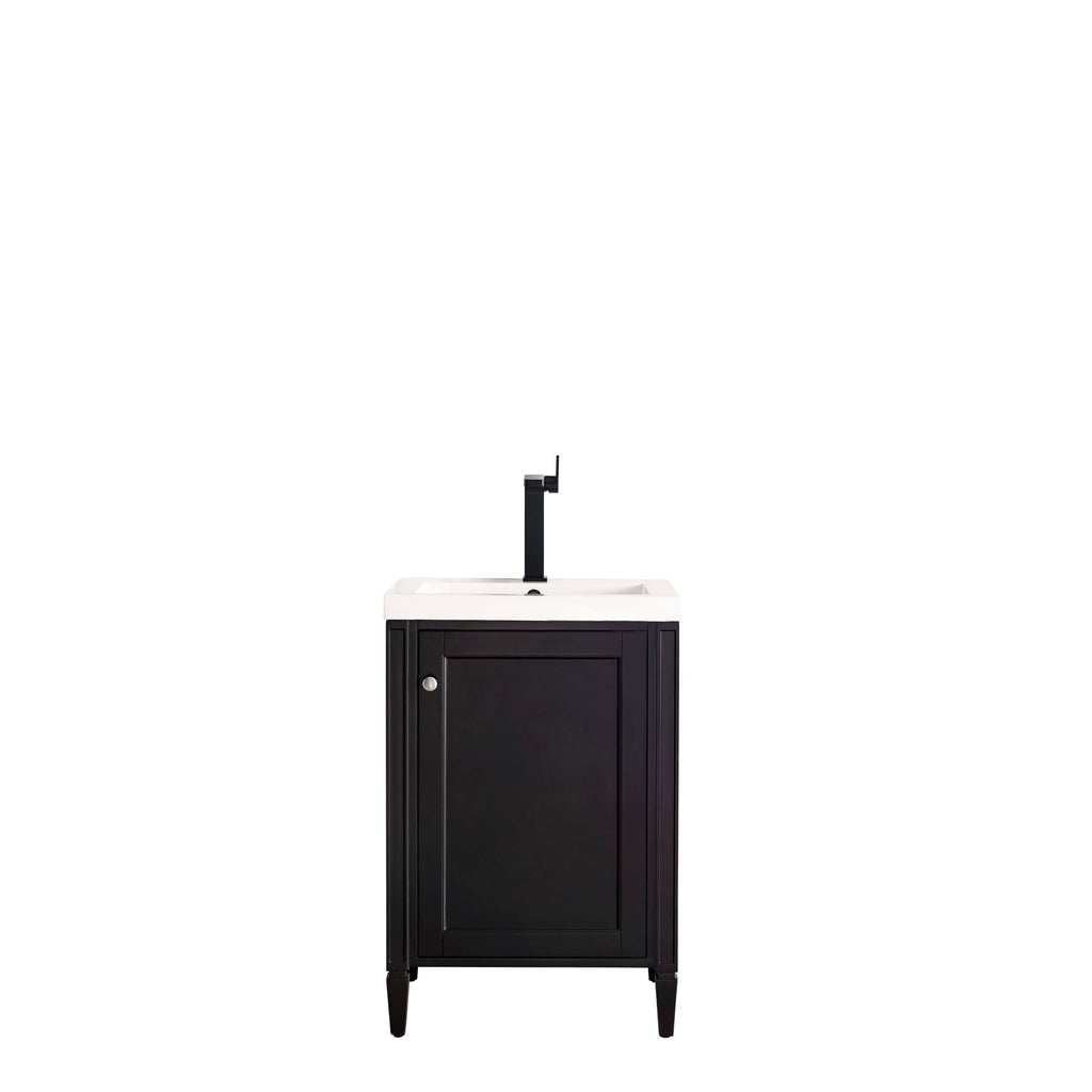 Glossy White Single Vanity Cabinet R492205